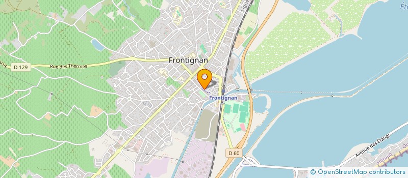 localisation de l'entreprise AQUA.GF à FRONTIGNAN
