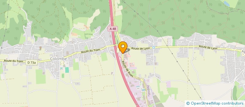 localisation de l'entreprise AQUA'GREEN à APPRIEU