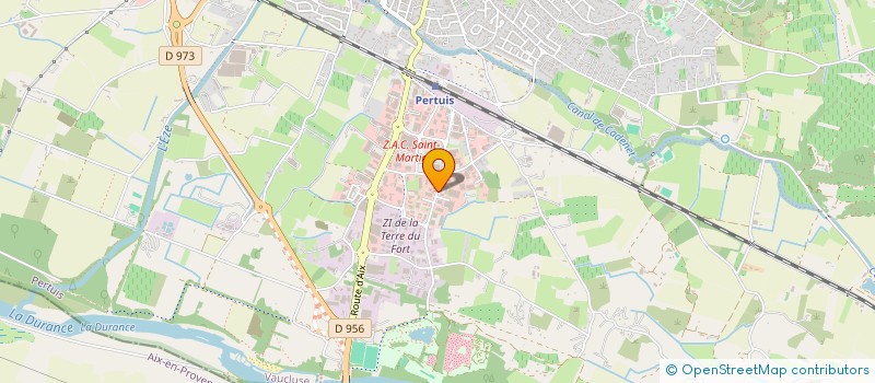 localisation de l'entreprise AQUA-IMMO  PERTUIS