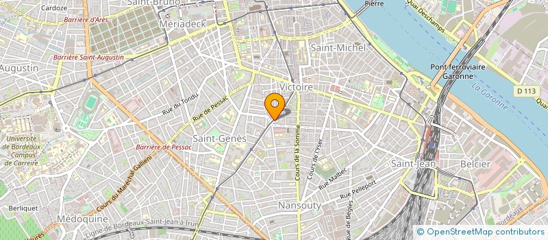 localisation de l'entreprise AQUA'IN à BORDEAUX