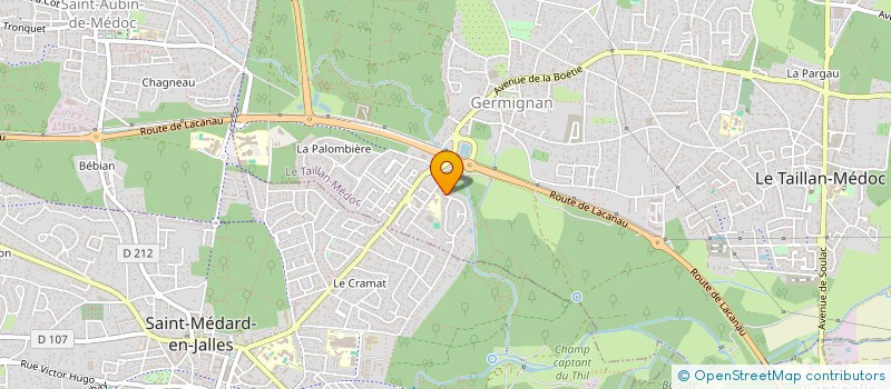 localisation de l'entreprise AQUA INFINITY  LE TAILLAN-MEDOC