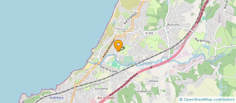 localisation de l'entreprise AQUA-INVESTS  GUETHARY