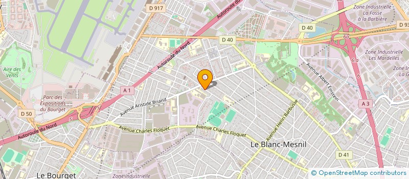 localisation de l'entreprise AQUA'JIM PLOMBERIE à LE BLANC-MESNIL
