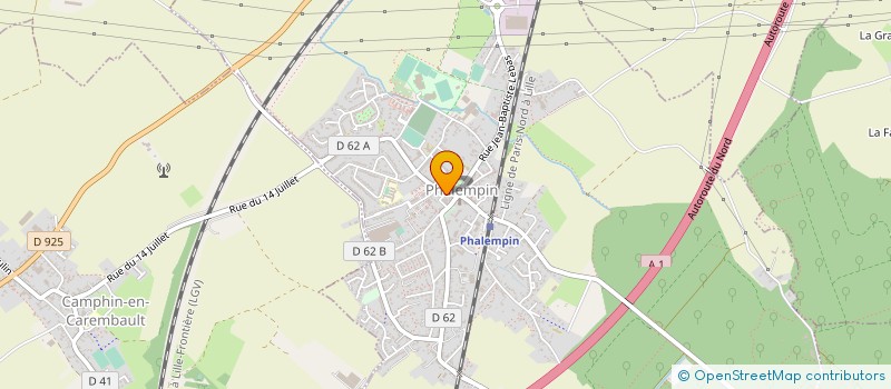 localisation de l'entreprise AQUA KINE SANTE  PHALEMPIN