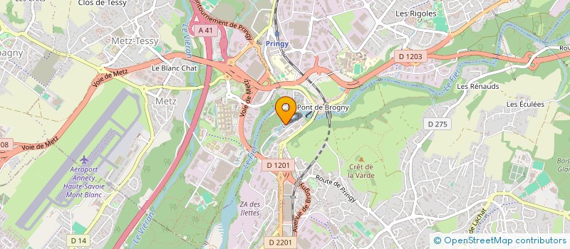 localisation de l'entreprise AQUA KOCAK ELECTRISE à ANNECY