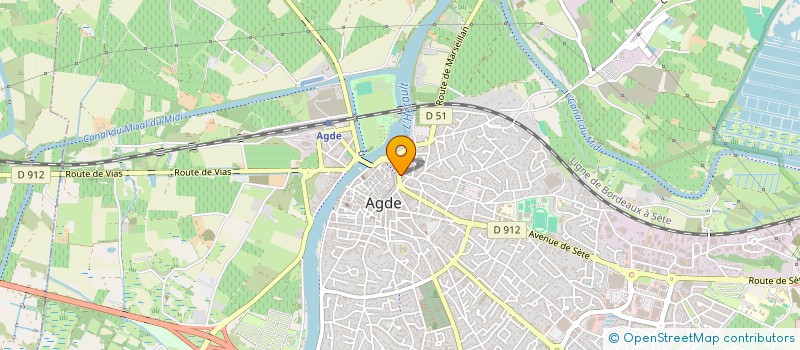 localisation de l'entreprise AQUA-KONCEPT à AGDE
