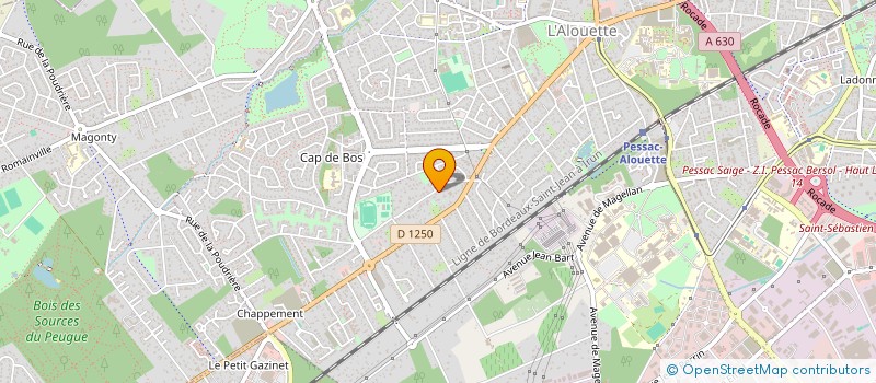 localisation de l'entreprise AQUA LEGACY à PESSAC