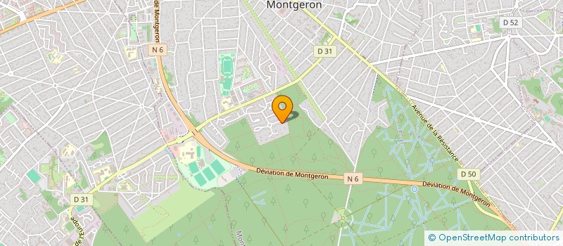 localisation de l'entreprise AQUA'LO  MONTGERON