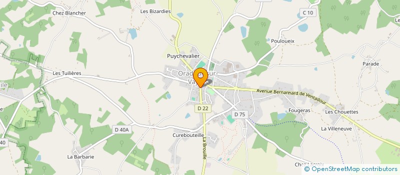 localisation de l'entreprise AQUA LOISIRS PLAISIRS  ORADOUR-SUR-VAYRES