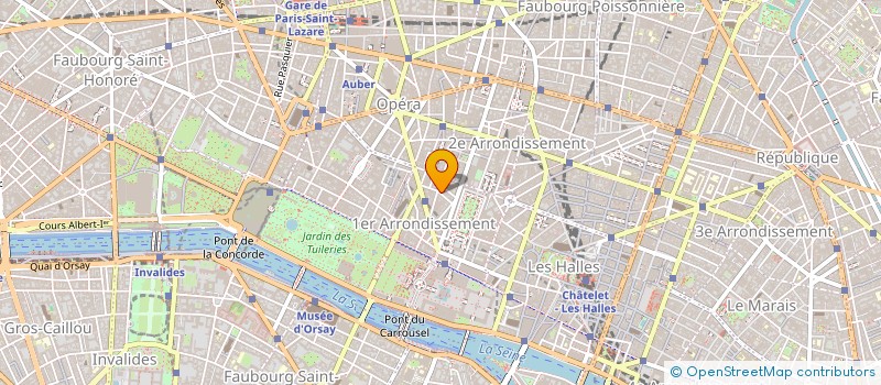 localisation de l'entreprise AQUA MARINA à PARIS