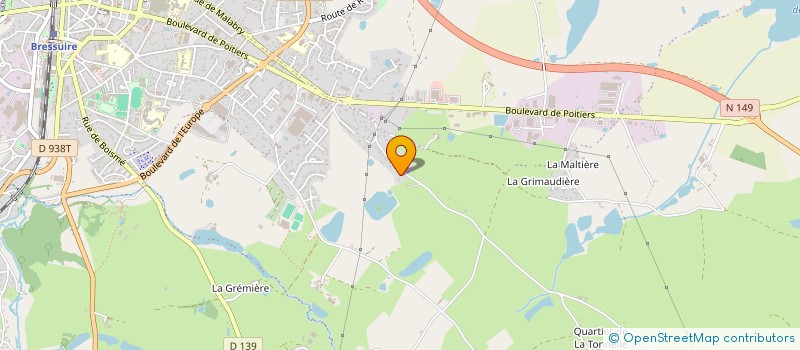 localisation de l'entreprise AQUA - MONDE  BRESSUIRE