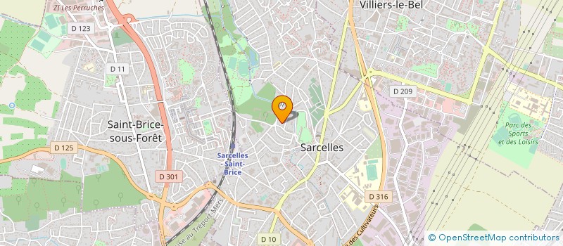 localisation de l'entreprise AQUA-NET-WORKS à SARCELLES