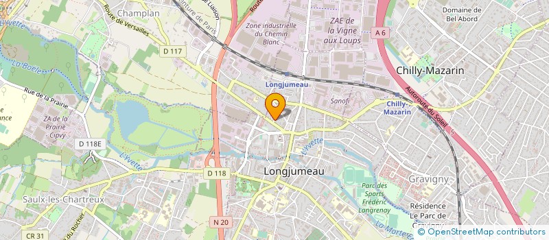 localisation de l'entreprise AQUA ORIS  SAULX-LES-CHARTREUX