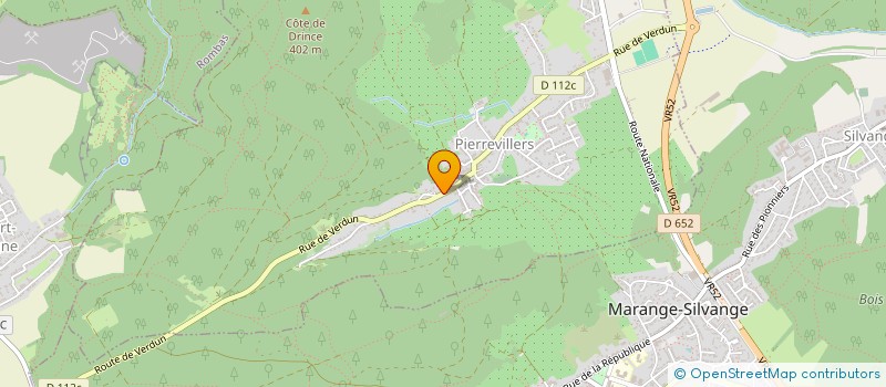 localisation de l'entreprise AQUA PAYSAGES  PIERREVILLERS