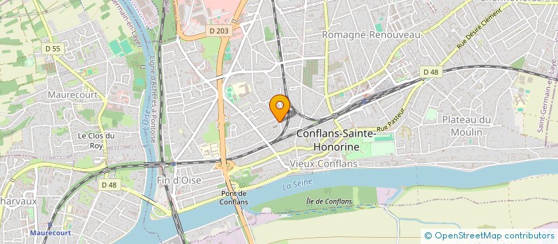 localisation de l'entreprise AQUA PC  CONFLANS-SAINTE-HONORINE