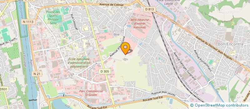 localisation de l'entreprise AQUA PENSEZ-VOUS ? DISTRIBUTION  BON-ENCONTRE