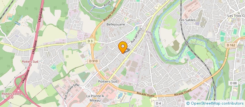 localisation de l'entreprise AQUA PICTA à POITIERS