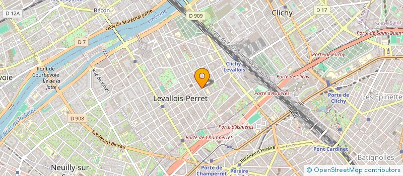 localisation de l'entreprise AQUA PLEASE à LEVALLOIS-PERRET