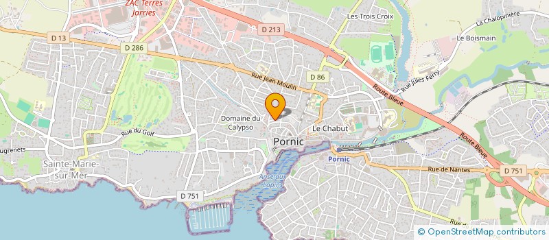 localisation de l'entreprise AQUA PORNIC PISCINES à PORNIC