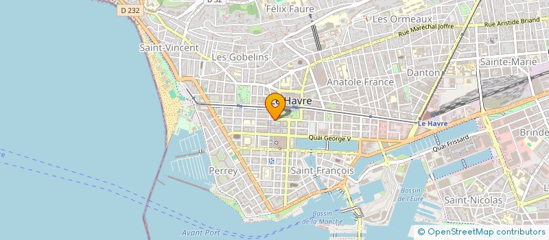 localisation de l'entreprise AQUA PRESS LE HAVRE à LE HAVRE