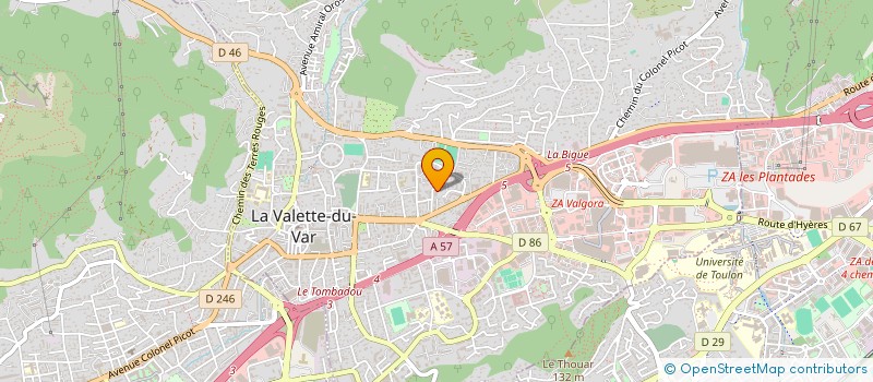 localisation de l'entreprise AQUA PRO  LA VALETTE-DU-VAR