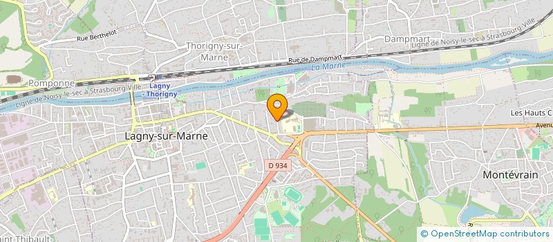 localisation de l'entreprise AQUA PRONET  LAGNY-SUR-MARNE