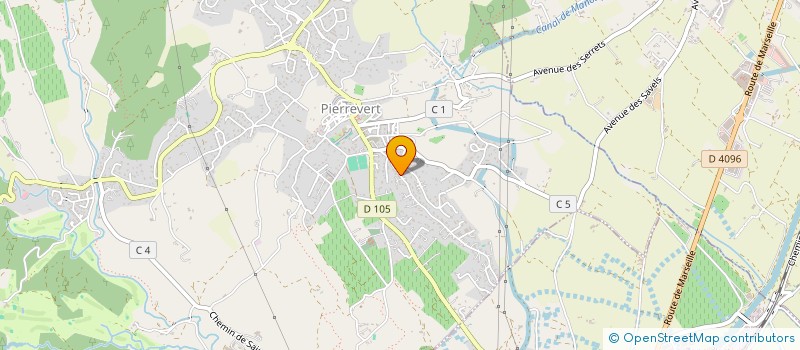 localisation de l'entreprise AQUA PROVENCE  PIERREVERT