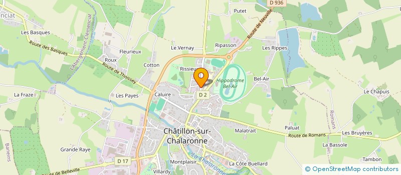 localisation de l'entreprise AQUA PUR CONCEPT à CHATILLON-SUR-CHALARONNE