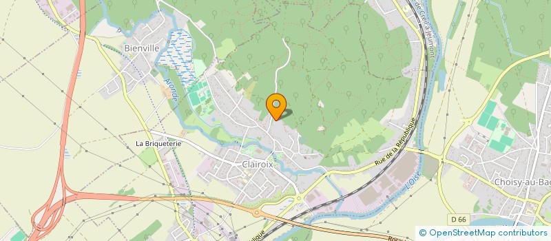 localisation de l'entreprise AQUA ROSSA  COTI-CHIAVARI