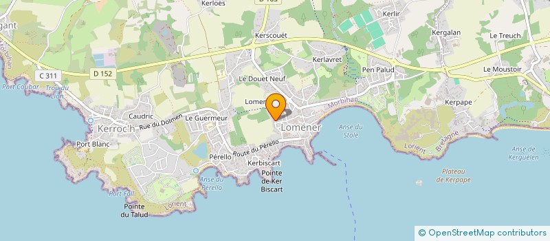 localisation de l'entreprise AQUA SAPIENS à PLOEMEUR
