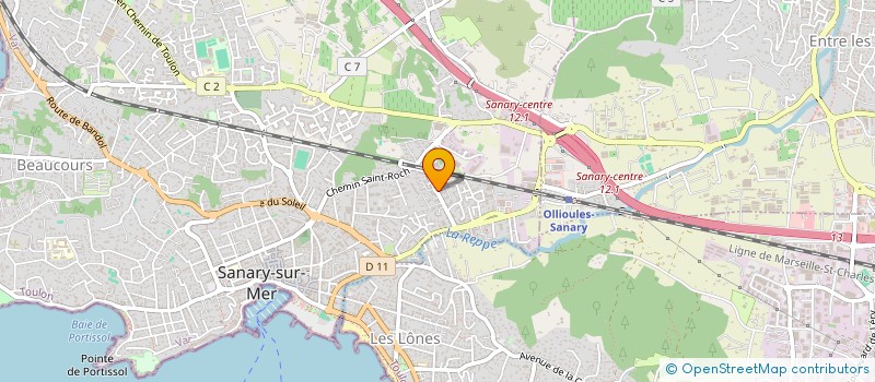 localisation de l'entreprise AQUA' SAUVETAGE AZUREEN à SANARY-SUR-MER