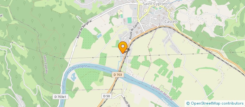 localisation de l'entreprise AQUA SERVICE 24  SAINT-CYPRIEN