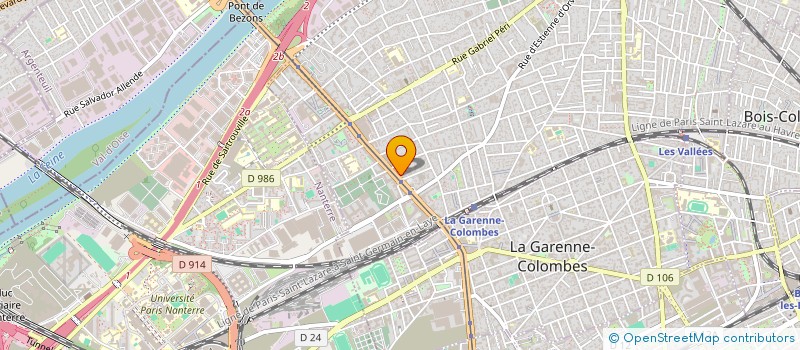 localisation de l'entreprise AQUA SERVICES à COLOMBES