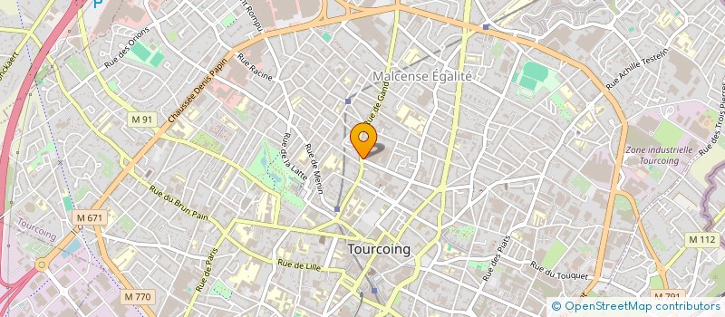 localisation de l'entreprise AQUA SOFT FRANCE à TOURCOING
