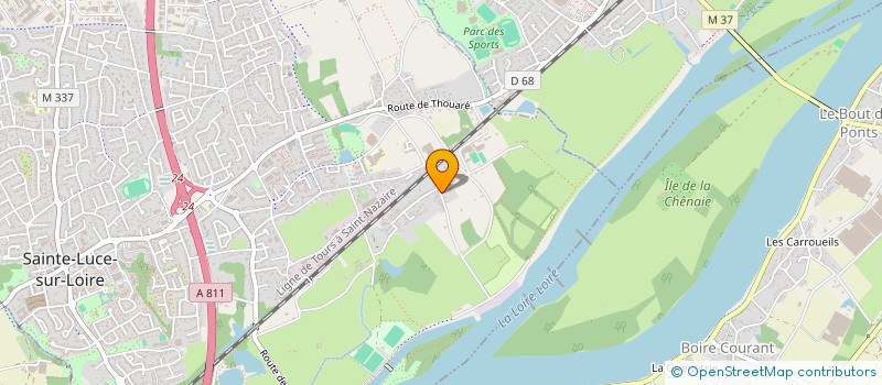 localisation de l'entreprise AQUA SOLEM à SAINTE-LUCE-SUR-LOIRE