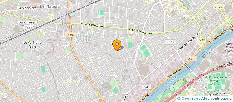 localisation de l'entreprise AQUA SPARKLING à ARGENTEUIL