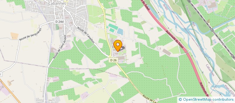 localisation de l'entreprise AQUA SUD  CABANNES