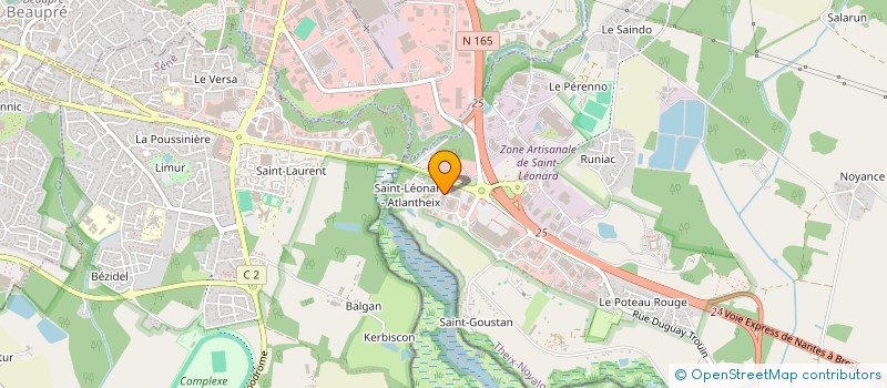 localisation de l'entreprise AQUA SUN à THEIX-NOYALO