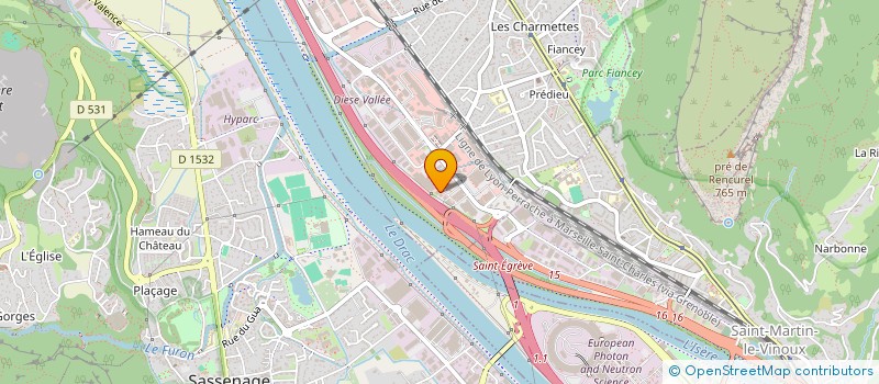 localisation de l'entreprise AQUA SWIM 38  SAINT-EGREVE