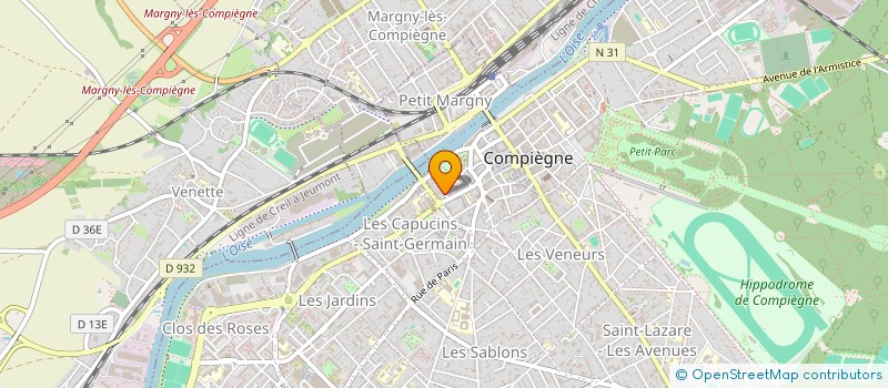 localisation de l'entreprise AQUA SYSTEME - INGENIERIE à COMPIEGNE