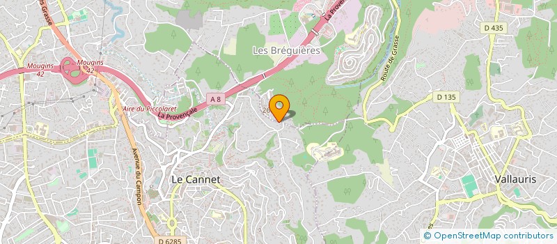 localisation de l'entreprise AQUA SYSTEMS à LE CANNET