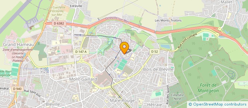 localisation de l'entreprise AQUA-T-OCEANE  LE HAVRE