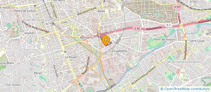 localisation de l'entreprise AQUA TEAM FIT à MARSEILLE