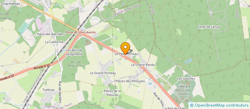 localisation de l'entreprise AQUA TECH ETANCHEITE  CHAMBRAY-LES-TOURS