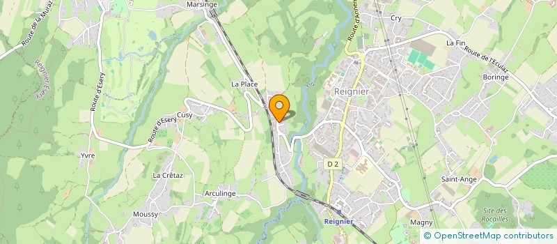 localisation de l'entreprise AQUA-TECHNIC BGC à REIGNIER-ESERY