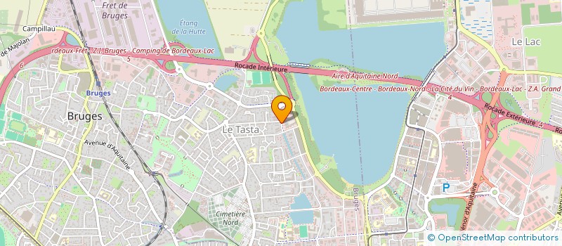 localisation de l'entreprise AQUA TERRA  BRUGES