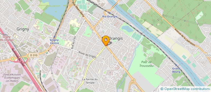 localisation de l'entreprise AQUA-THERMIE  RIS-ORANGIS