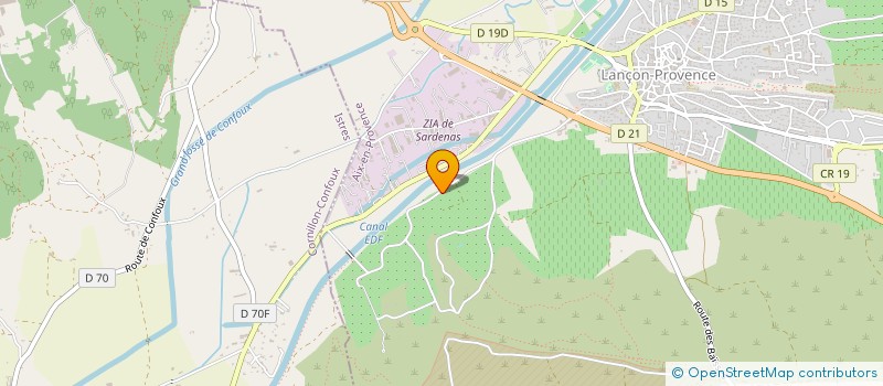localisation de l'entreprise AQUA THERMIQUE PROVENCE  LANCON-PROVENCE