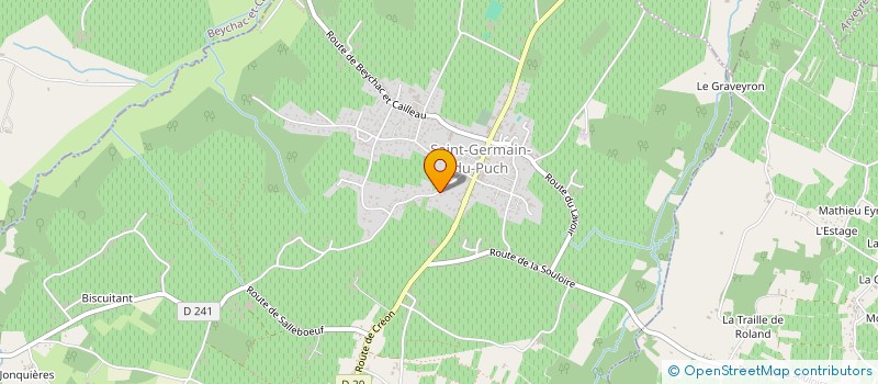 localisation de l'entreprise AQUA'THIK  SAINT-GERMAIN-DU-PUCH