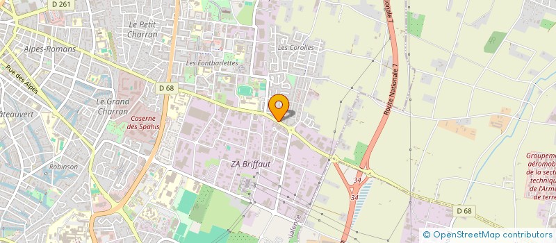 localisation de l'entreprise AQUA TRAITEMENT  VALENCE